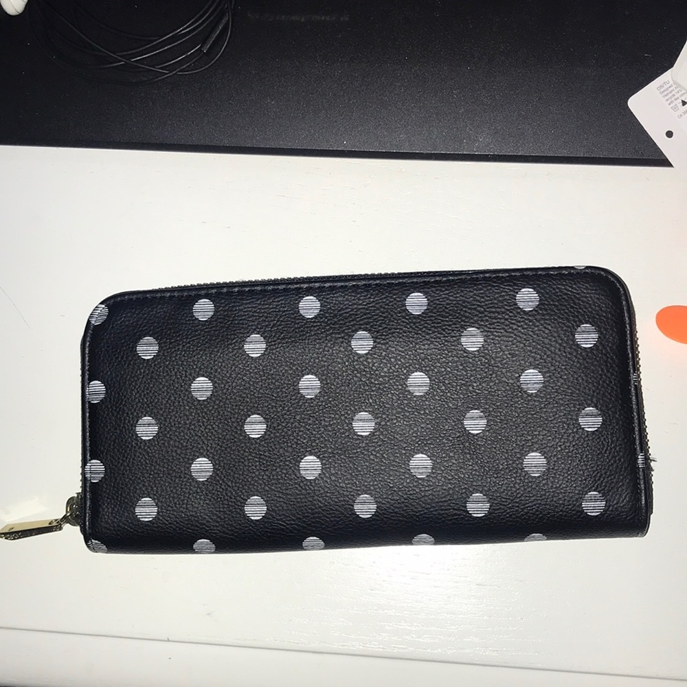 Polka Dot Wallet.